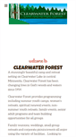 Mobile Screenshot of clearwaterforest.org