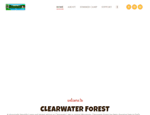 Tablet Screenshot of clearwaterforest.org